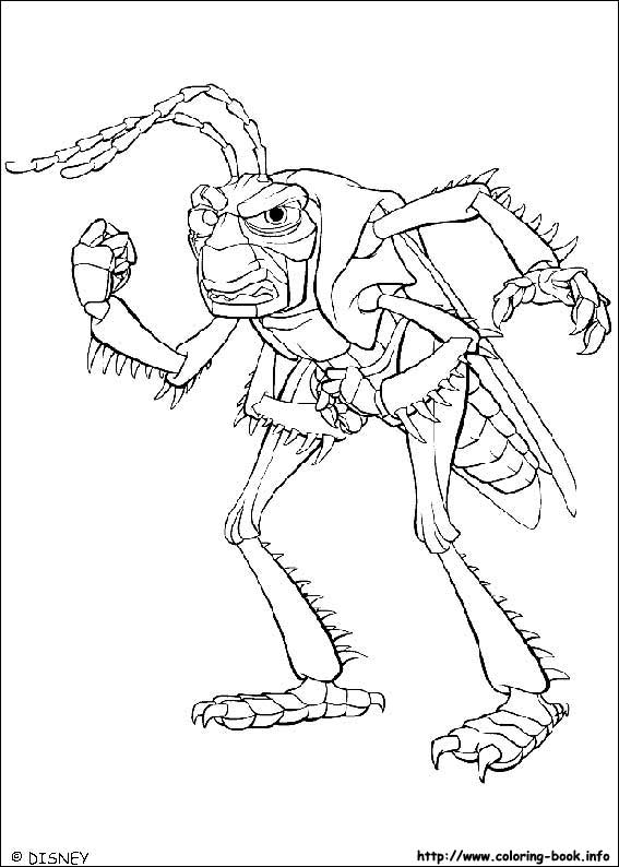 A Bug's life coloring picture